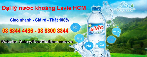 Đại lý nước khoáng Lavie tại HCM