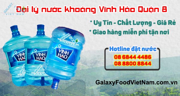 đại lý nước khoáng Vĩnh Hảo quận 8