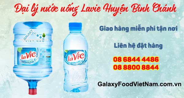 Giao nước uống Lavie huyện Bình Chánh