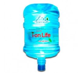 Nước tinh khiết ion Life bình úp 19 Lít